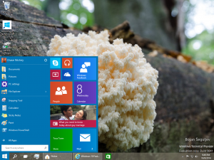 Windows 10 TP - Start Menu
